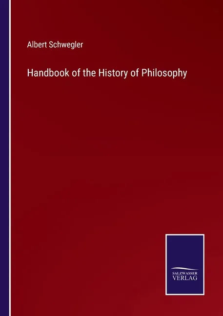 Handbook of the History of Philosophy - Paperback