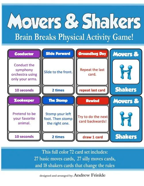 Movers & Shakers: Brain Breaks Physical Activity Game - Paperback