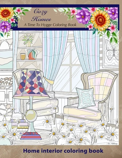 Cozy Homes. A Time to Hygge coloring Book. - Paperback