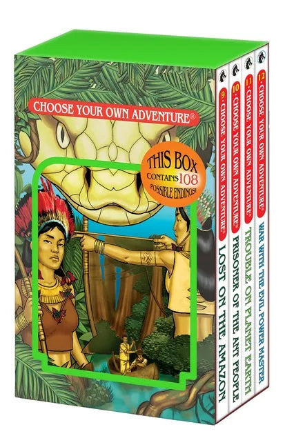 Choose Your Own Adventure 4-Book Boxed Set #3 (Lost on the Amazon, Prisoner of the Ant People, Trouble on Planet Earth, War with the Evil Power Master - Boxed Set