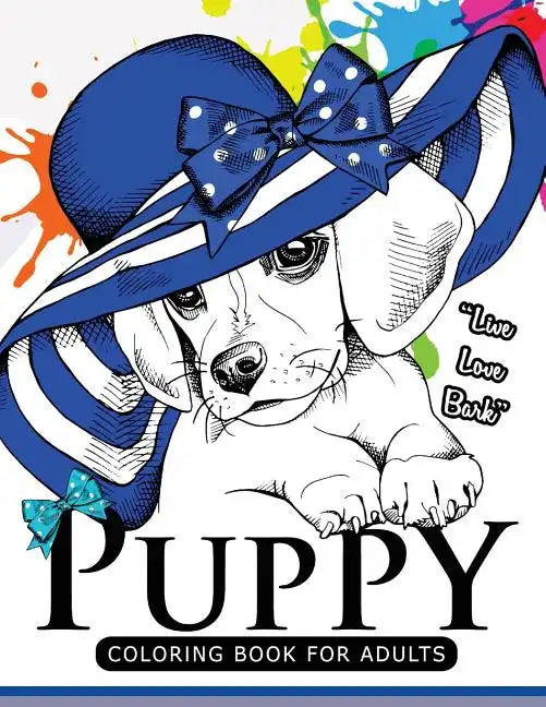 Puppy coloring Book for Adults: An Adult coloring book for dogs lover - Paperback