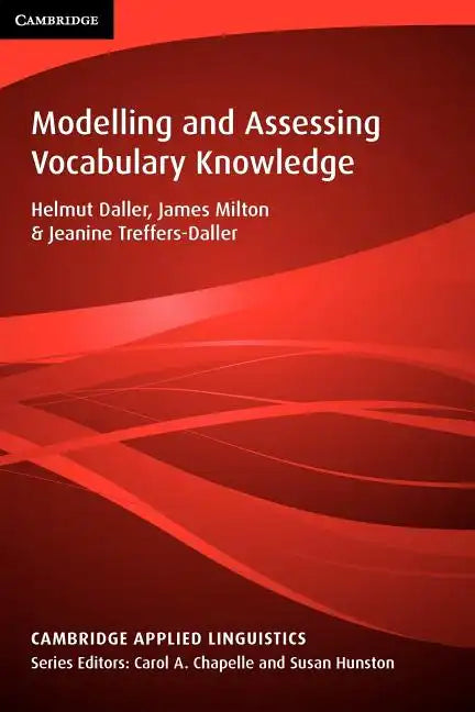 Modelling and Assessing Vocabulary Knowledge - Paperback