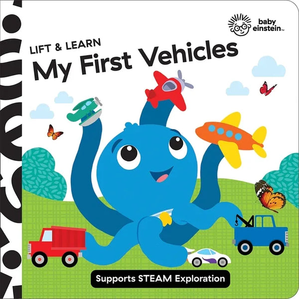 Baby Einstein: My First Vehicles Lift & Learn - Board Book