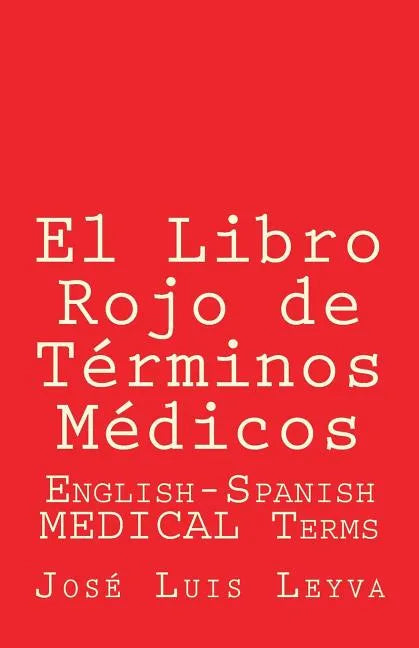 El Libro Rojo de Términos Médicos - Paperback