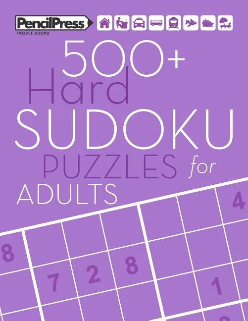 500+ Hard Sudoku Puzzles for Adults: Sudoku Puzzle Books Hard (with answers) - Paperback
