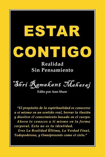 Estar Contigo: Realidad Sin Pensamiento - Paperback