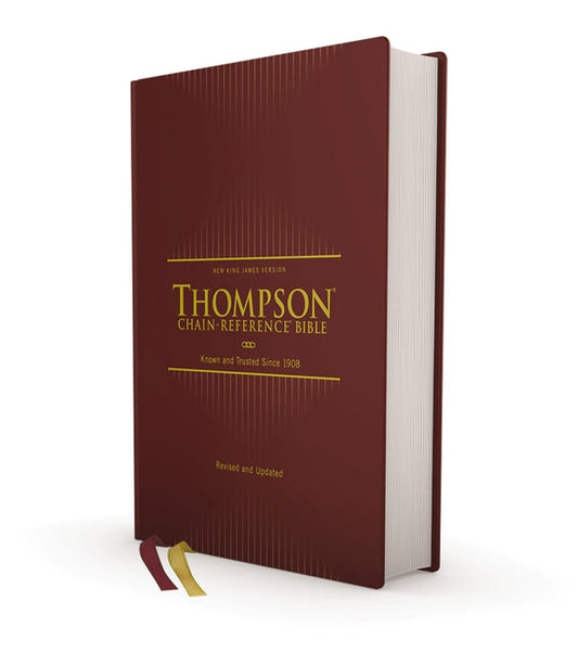 Thompson Chain-Reference Bible hardcover NKJV red letter comfort print with ribbon markers