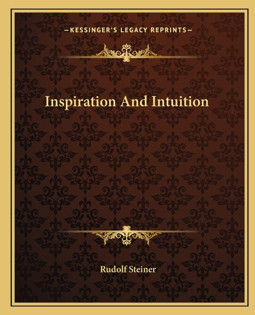 Inspiration And Intuition