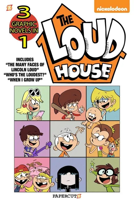 The Loud House 3-In-1 #4: The Many Faces of Lincoln Loud, Who's the Loudest? and the Case of the Stolen Drawers - Paperback