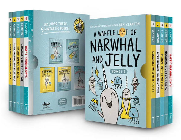 A Waffle Lot of Narwhal and Jelly (Hardcover Books 1-5) - Hardcover