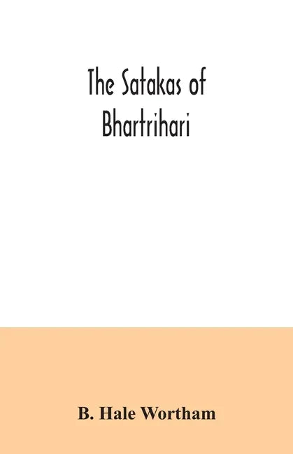 The Satakas of Bhartrihari - Paperback