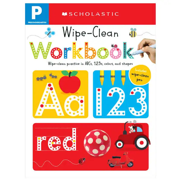 Pre-K Wipe-Clean Workbook: Scholastic Early Learners (Wipe-Clean) - Spiral