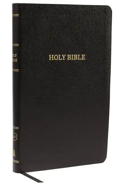 KJV, Thinline Reference Bible, Bonded Leather, Black, Red Letter Edition - Bonded Leather