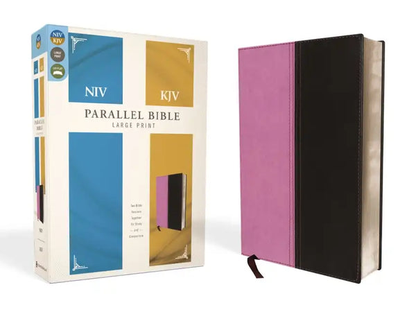 Side-By-Side Bible-PR-NIV/KJV-Large Print - Imitation Leather