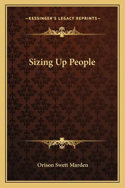 Sizing Up People - Paperback