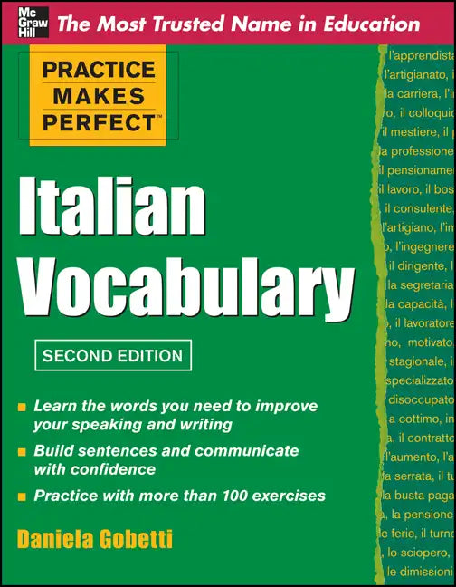 Practice Makes Perfect Italian Vocabulary - Paperback