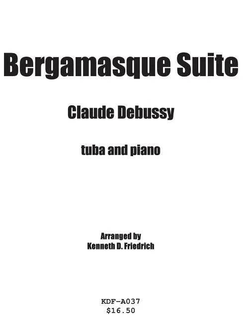 Bergamasque Suite - tuba and piano - Paperback
