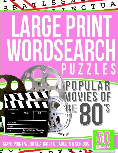 Large Print Wordsearch Puzzles Popular Movies of the 80s: Giant Print Word Searchs for Adults & Seniors - Paperback