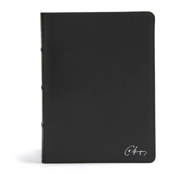CSB Spurgeon Study Bible, Black Genuine Leather, Indexed - Leather