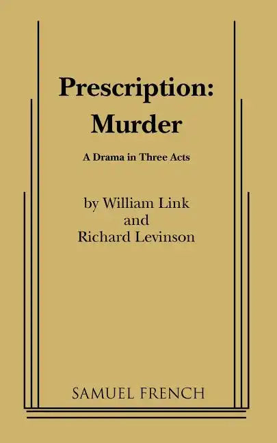 Prescription: Murder - Paperback