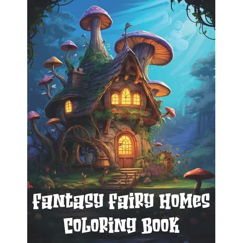 Fantasy Homes Coloring Book: for Adults, a coloring book that transcends the ordinary - Paperback