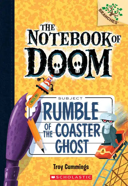 Rumble of the Coaster Ghost: A Branches Book (the Notebook of Doom #9): Volume 9 - Paperback