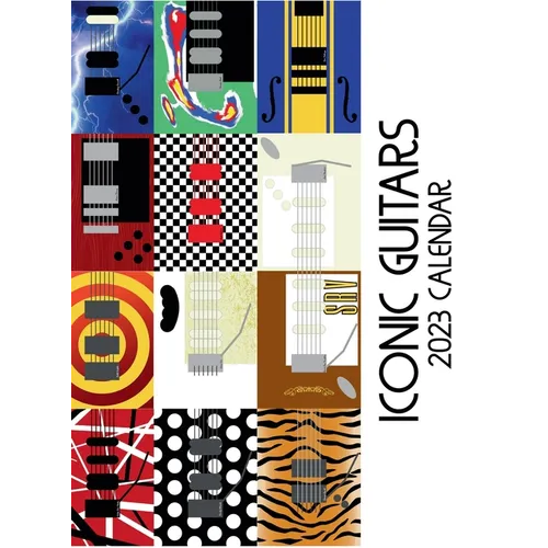 Iconic Guitars 2023 Calendar - Hardcover