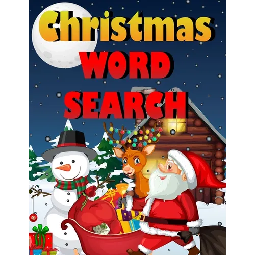 Christmas word search.: Easy Large Print Puzzle Book for Adults, Kids & Everyone for the 25 Days of Christmas. - Paperback