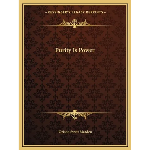 Purity Is Power - Paperback