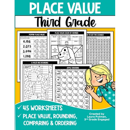 Place Value Third Grade - Paperback