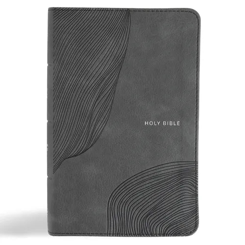 CSB Single-Column Compact Bible, Digital Study Edition, Charcoal Leathertouch - Imitation Leather