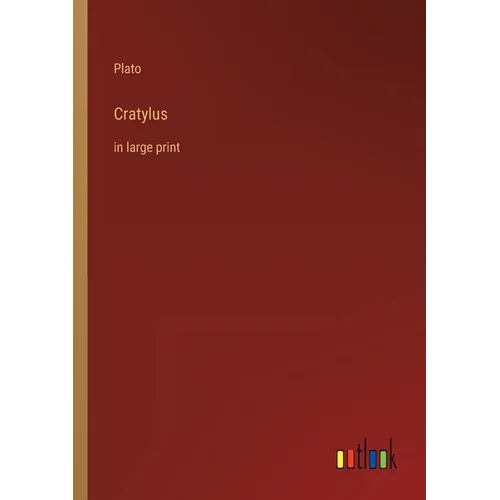 Cratylus: in large print - Paperback