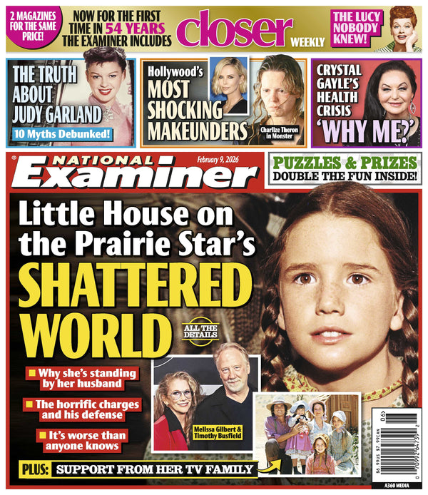National Examiner - 02.09.26: Melissa Gilbert’s Shattered World, Judy Garland’s Hidden Truth, Hollywood’s Worst Make-Unders, Crystal Gayle's Health Crisis, The Lucille Balle No One Knew & More!