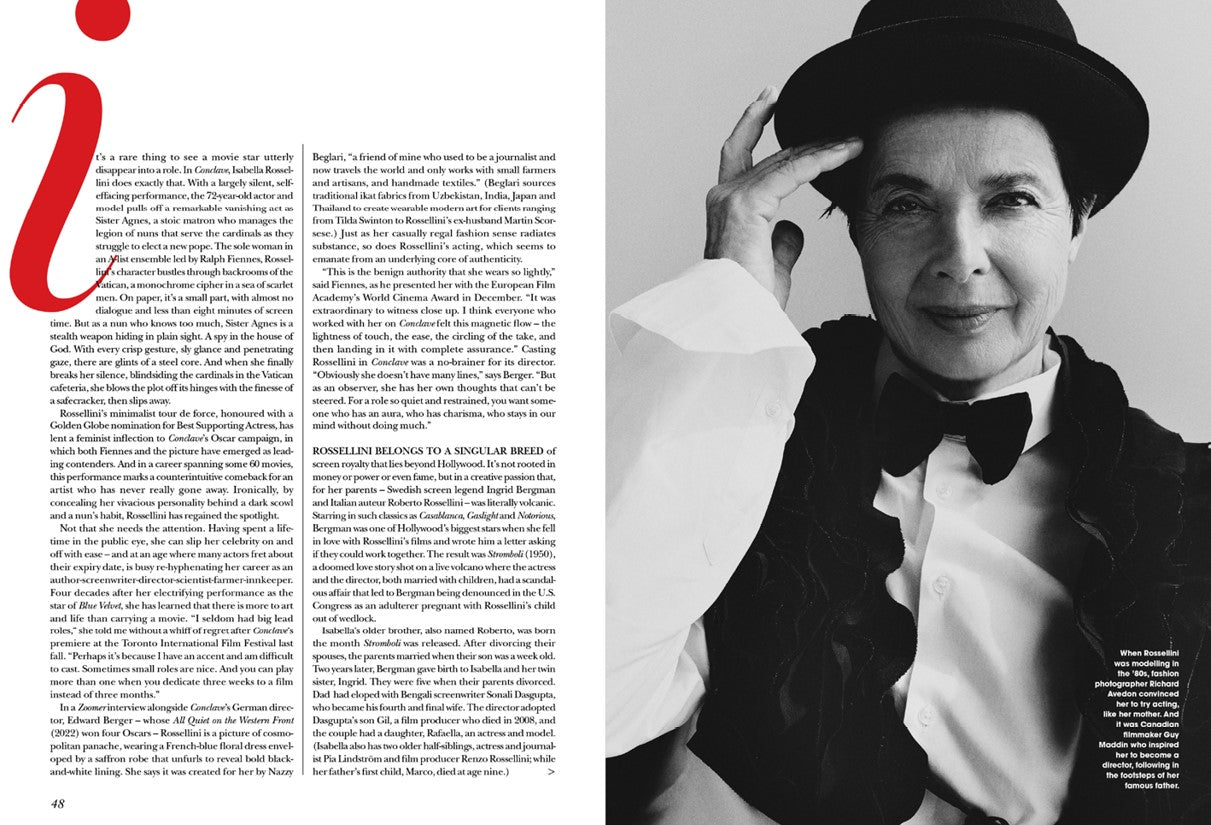 Zoomer Magazine - February/ March 2025: Off The Beaten Path With Isabella Rossellini, Reasons To Travel In 2025, Unforgettable Experiences, Canadian Culinary, Luxury Fashion Expert Tips & More!