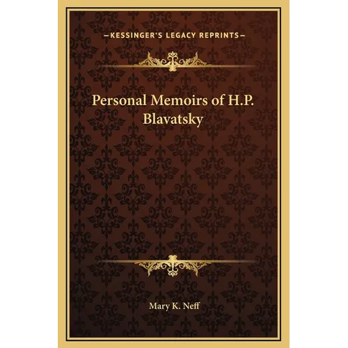 Personal Memoirs of H.P. Blavatsky - Hardcover