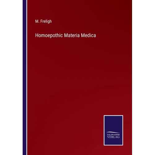 Homoepothic Materia Medica - Paperback