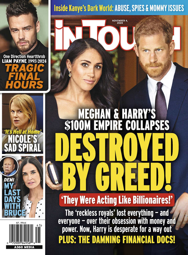 InTouch - 11.04.24 Meghan & Harry's $100M Empire Collapses, Destroyed By Greed!