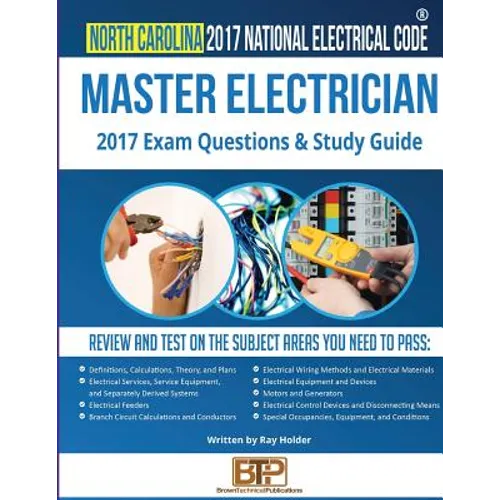 North Carolina 2017 Master Electrician Study Guide - Paperback