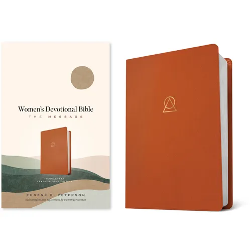 The Message Women's Devotional Bible (Leather-Look, Terracotta) - Imitation Leather