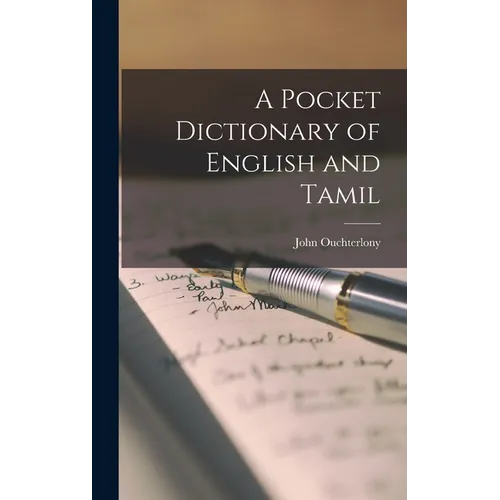 A Pocket Dictionary of English and Tamil - Hardcover