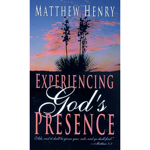 Experiencing God's Presence - Paperback