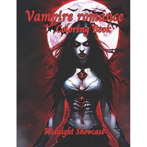 Vampire Romance: Coloring Book - Paperback