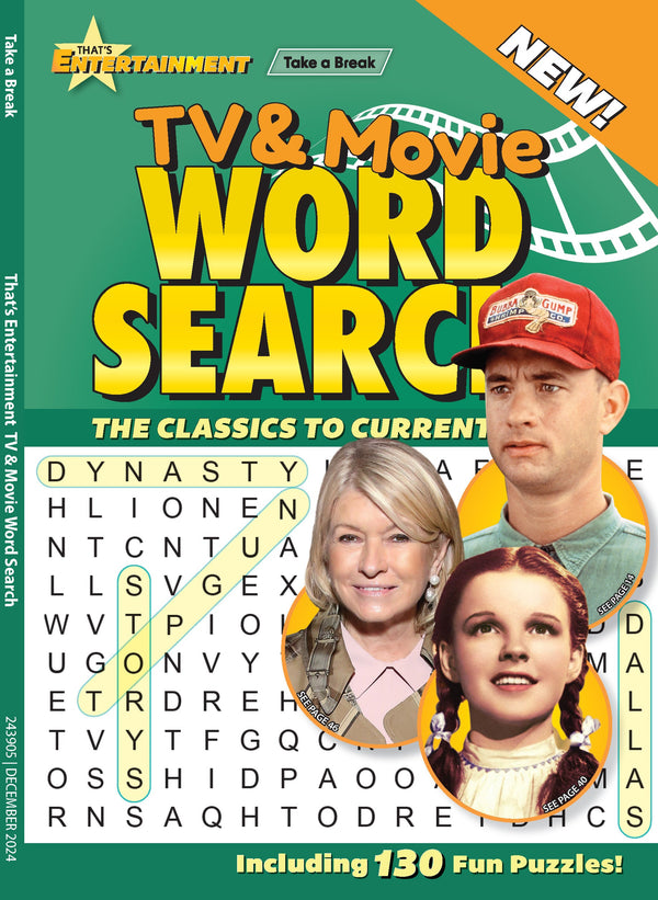 That's Entertainment Wordsearch TV & Movie #3