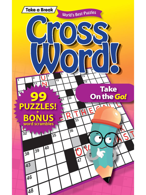 World's Best Puzzle - Crossword 25.04.11: 99 Puzzles & Mystery Words, Bonus Word Scrambles, Take On The Go, Enjoy Hours Of Mind-Boosting Fun & More!