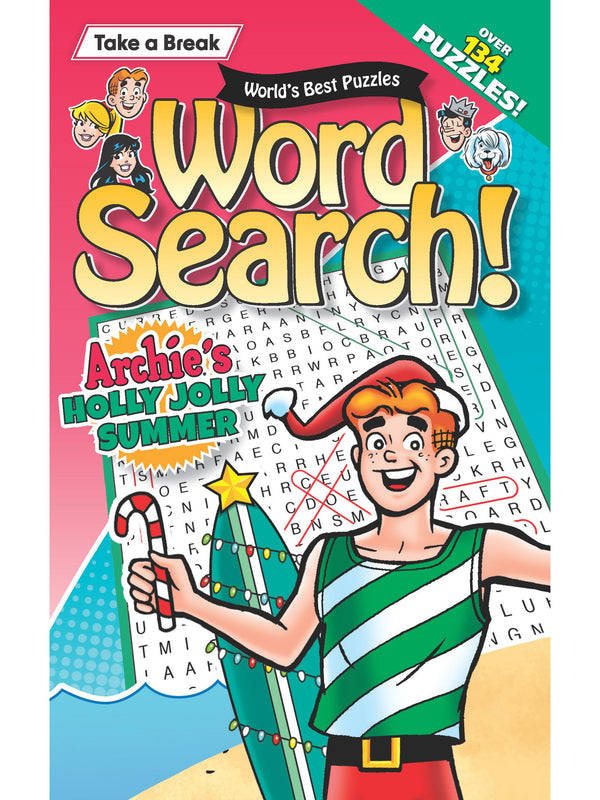 World's Best Puzzle - Word Search 25.07.18: Archie's Holly Jolly Summer, Christmas In July, 134+ Puzzles, Relax & Unwind, Great For Travel & More!