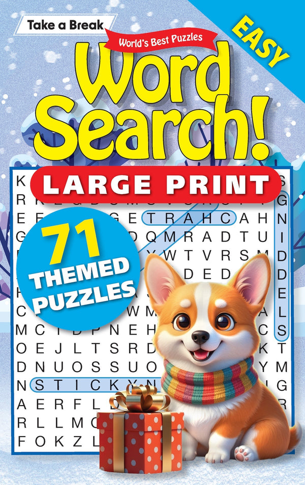 World's Best Puzzle - Word Search 25.11.21: Large Print, Winter Word Search, 71 Themed Puzzles, Relax & Unwind, Sharpen Your Brain & More!