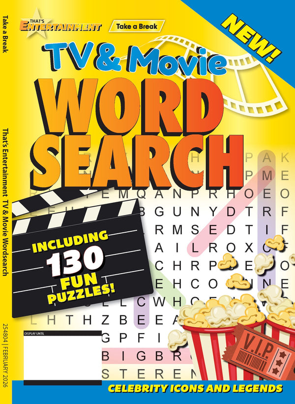 Take a Break - That’s Entertainment 25.11.21: 130 Puzzles Of Fun, Bonus DigiSearch, Star Studded Fun Facts About Your Favorite Celebrities, Icons, Legends & More!