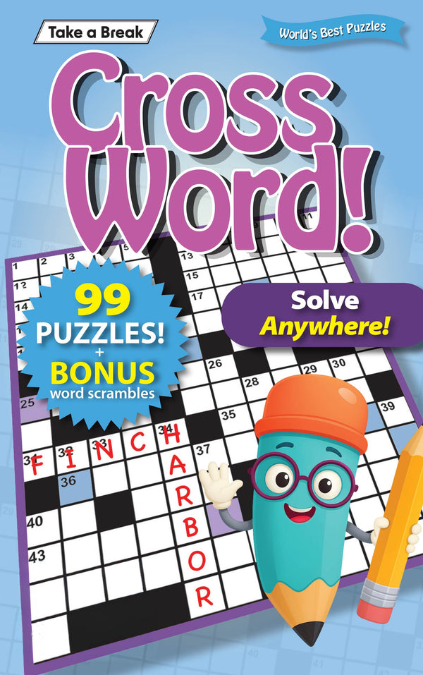 World's Best Puzzle - Crossword 26.01.02: Over 99 Puzzles & Bonus Scrambles, Solve Anywhere, Relax & Unwind, Great For Travel, Brain Booster & More!