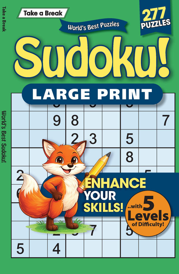 World's Best Puzzle - Sudoku 26.03.06: Large Print, 277 Puzzles, Enhance Your Skills, 5 Levels Of Difficulty, Relax & Unwind, Perfect for Travel, Brain Booster & More!