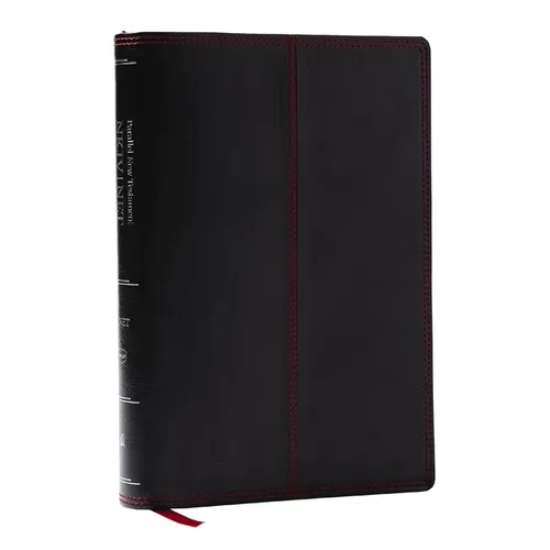 Nkjv-Net Parallel New Testament with Net Translators' Notes, Black Leathersoft, Red Letter, Comfort Print: Unparalleled Insights with Over 16,000 Tran - Imitation Leather
